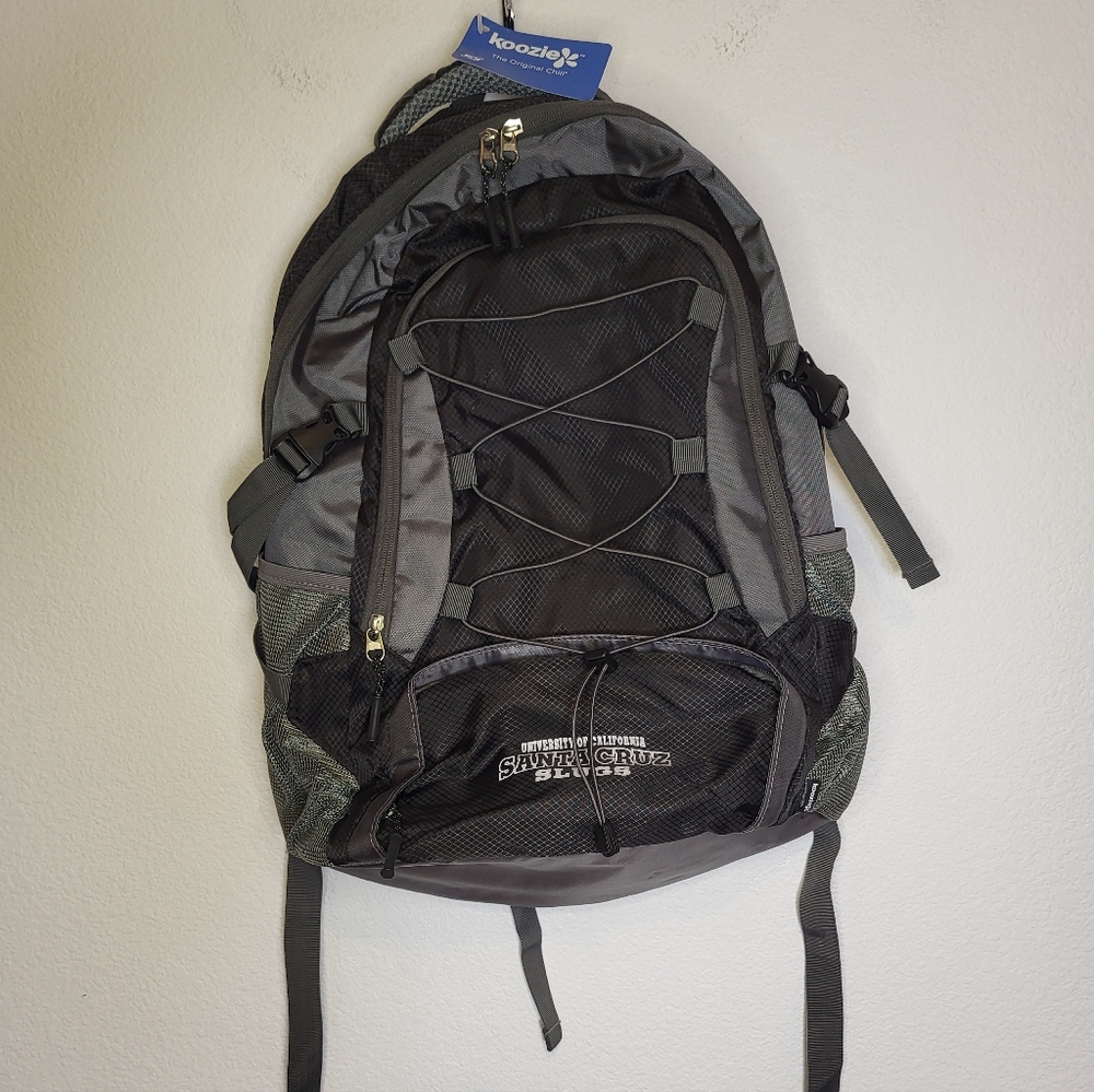 NWT Koozie Brand University of Santa Cruz Backpack in Black